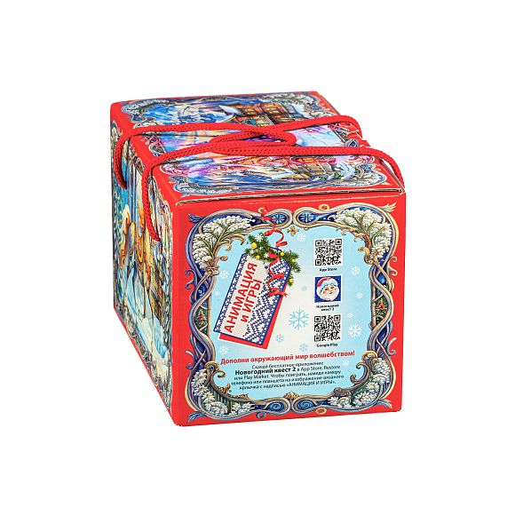 Сладкий новогодний подарок На лесной опушке