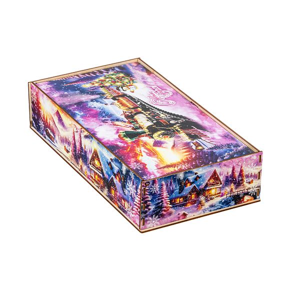 Сладкий новогодний подарок Снежный экспресс